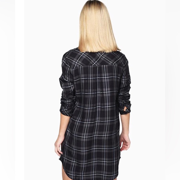 Rails Bianca Dress Onyx/Slate/White Size XS - Picture 4 of 9